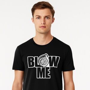 Men’s Black Gildan Funny Car‎ Themed Graphic Tee